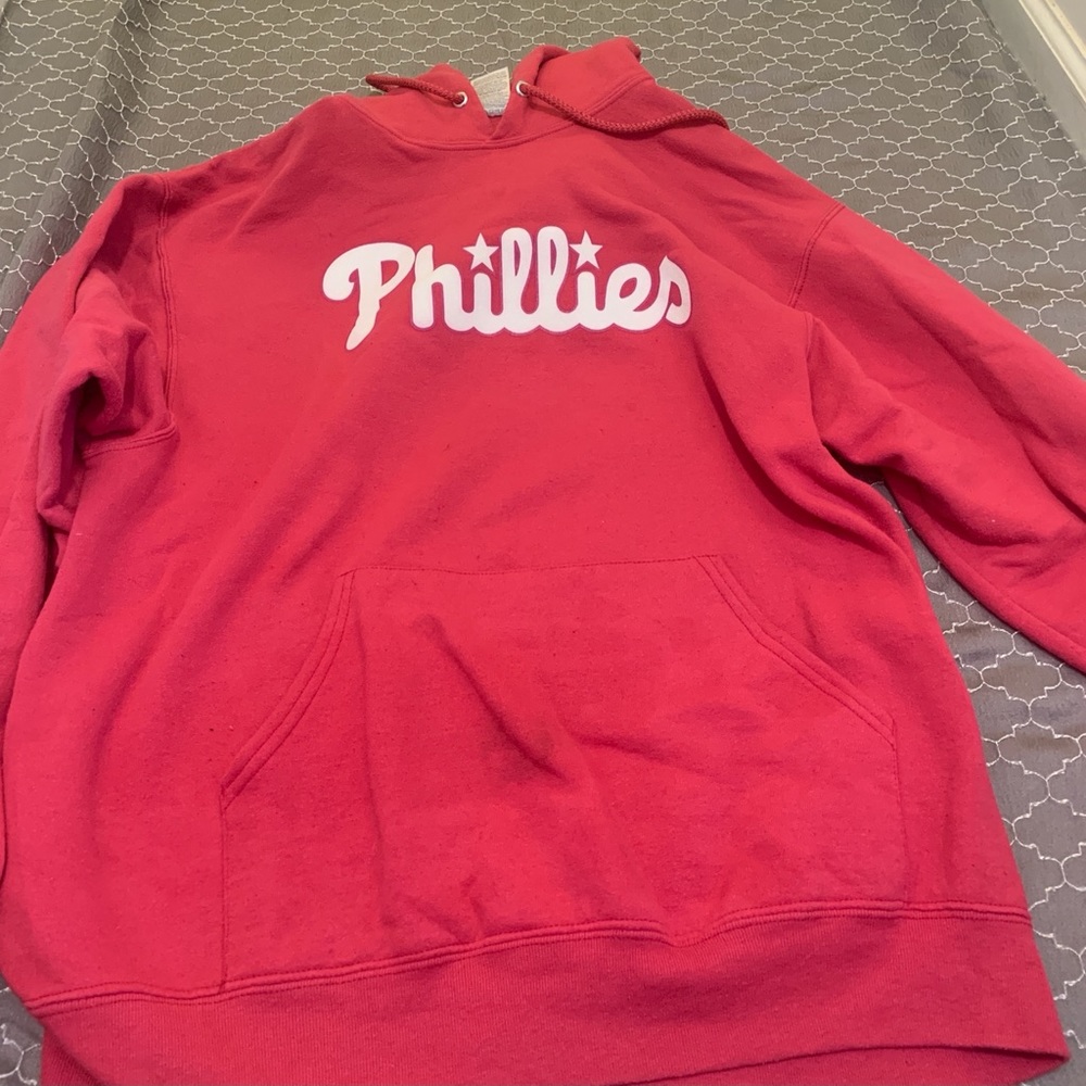 Hot pink Phillies Hoodie